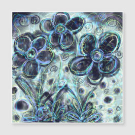 Flores De Luz Da Placa Magnet Mínimas Contemporâne