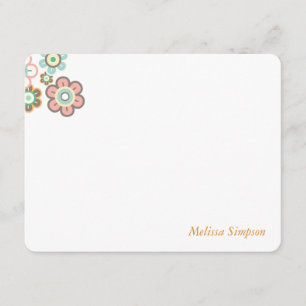 Flores de Margarida Pastel Agradecimento Baby Show