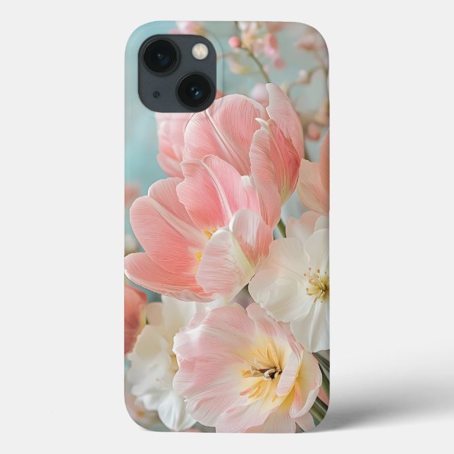 Flores de Mola de Pastel Design Delicadas Florais  (Verso)