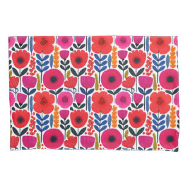 Flores de Mola Vermelha e Rosa Quente Flores de Ág