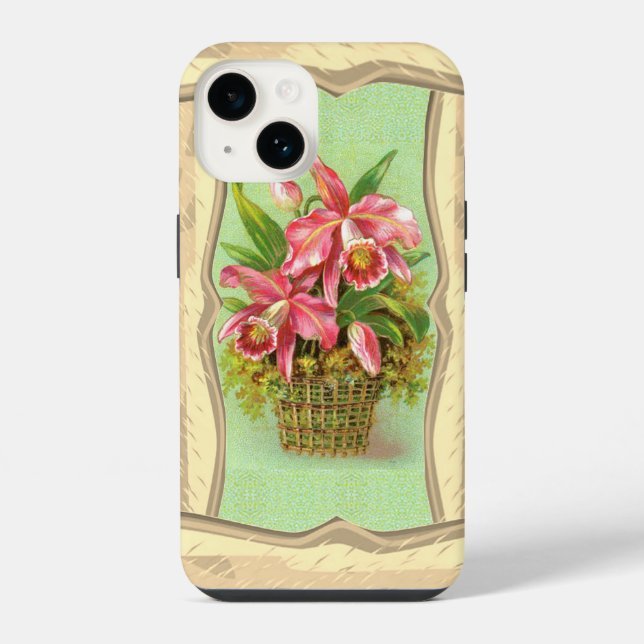 Flores de Orquídea Rosa (Verso)