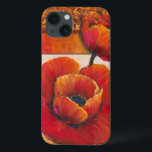 Flores de Papoila no Fundo de Tom e Laranja<br><div class="desc">Quase se pode sentir a textura das pétalas nestas flores de papoila pintadas por Tim O'Toole. Eles se misturam perfeitamente com o fundo bronzeado e laranja,  criando uma visão poética esplêndida. Comprar para sua casa ou dê como presente!</div>
