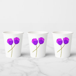 Flores De Papoila Púrpura