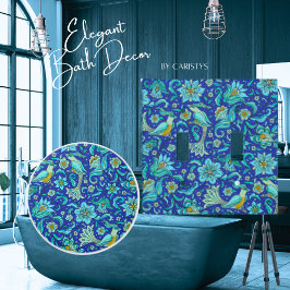 Flores de Pássaros Azul Real, Amarelo