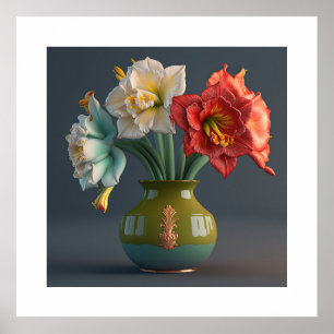 Flores de poster Amaryllis