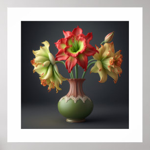 Flores de poster Amaryllis
