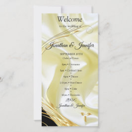 Flores de prata ou Abstrato Douradas em - Seda e A