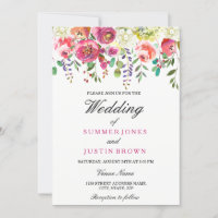 Flores-de-primavera, Convite para Casamento Pêsseg