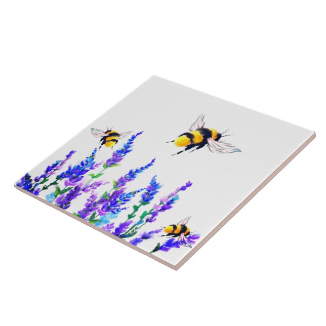 Flores de primavera e Azulejos cerâmicos voadores  (Lateral)