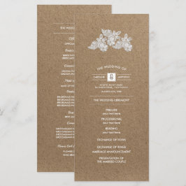 Flores de rendas | Programas De Casamento De Papel