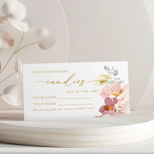 Flores-de-rosa Quantos Cartões de Jogo de Chá Cana (Criador carregado)