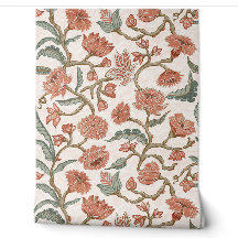 Flores de Terracota Blush Chinoiserie Chintz (L)