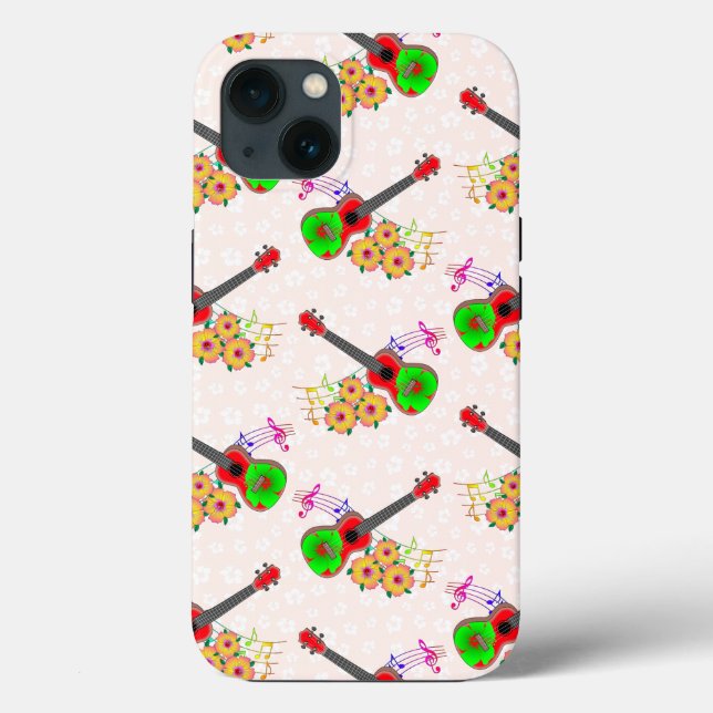 Flores de Ukulele Hibiscus Havaianas (Verso)