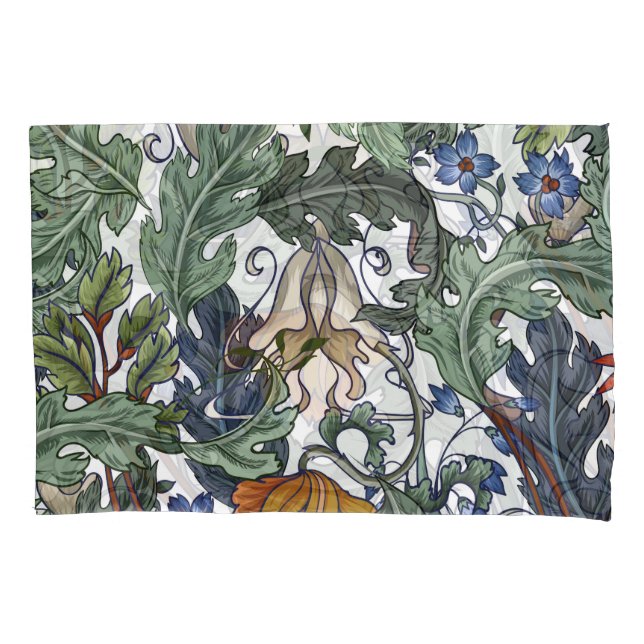 Flores, deco de arte, moderno, sem costura. (Frente)