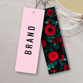 Flores Desenhando Nome da Empresa Mantenha as Etiq