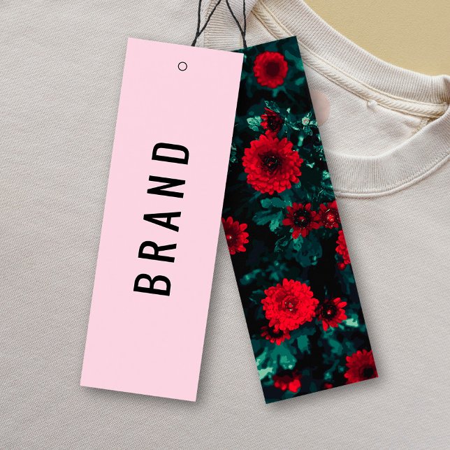 Flores Desenhando Nome da Empresa Mantenha as Etiq (Criador carregado)