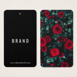 Flores Desenvolvendo Cartões de Marcação de Travam