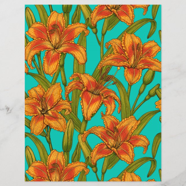 Flores diárias tawny (Frente)