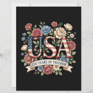 Flores do Aniversário de 250 Anos da América EUA 2