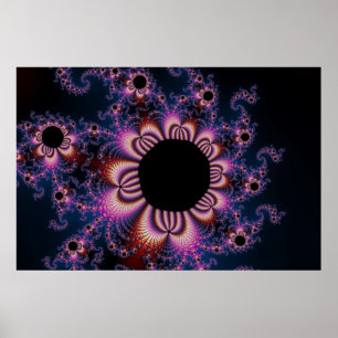 Flores do cacto - poster do Fractal