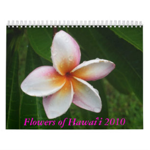 Flores do calendário de Havaí 2010