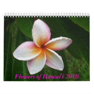 Flores do calendário de Havaí 2010