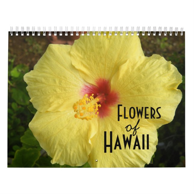 Flores do Calendário Fotográfico do Havaí (Capa)