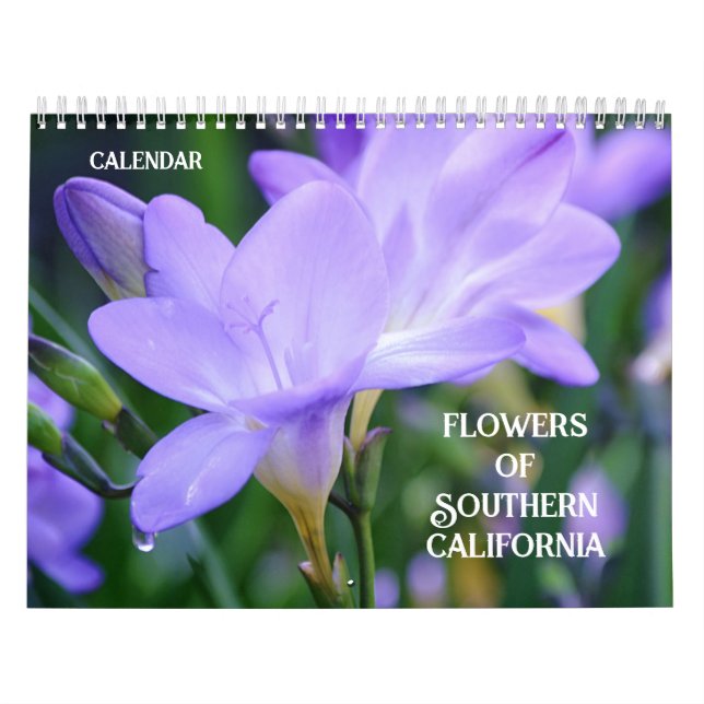 Flores do Calendário SoCal do Sul da Califórnia (Capa)