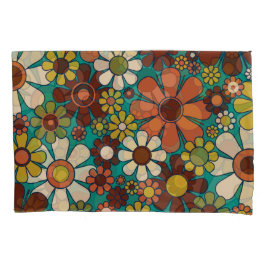 Flores do Jardim de Retro 60s 70s Padrão Floral