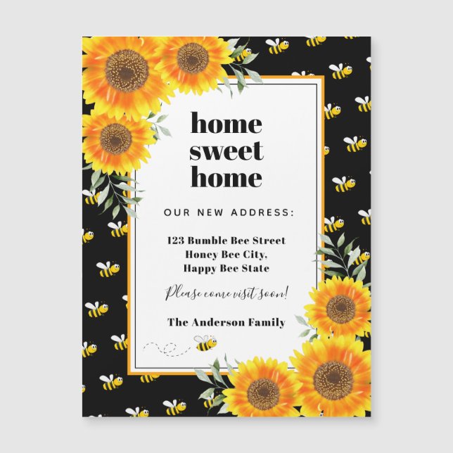 Flores-do-sol Abelhas-do-mato-pretas novas em movi (Frente)