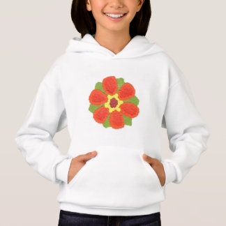 Flores Dotty, Folece Pullover Hoodie