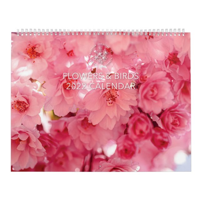 Flores e Aves 2022 Calendário (Capa)