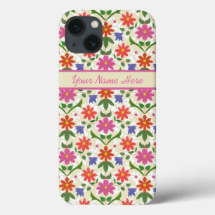Flores e Bolinhas em Ecru iPad Mini Case