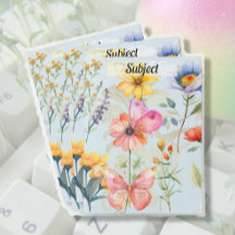 Flores e Borboletas 2 Pocket Folha