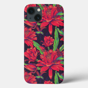 Flores e colibris