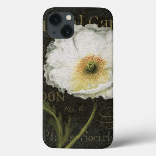 Flores e folhas brancas