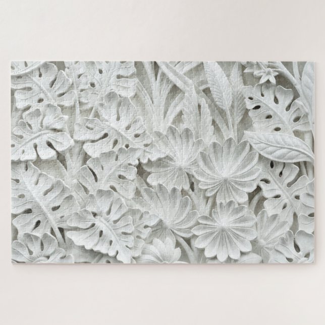 flores e folhas quebra-cabeça (Horizontal)