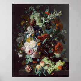 Flores e Frutas - Jan van Huysum Fine Art Poster