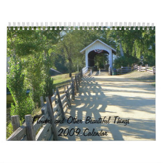 Flores e o outro calendário bonito das coisas 2009