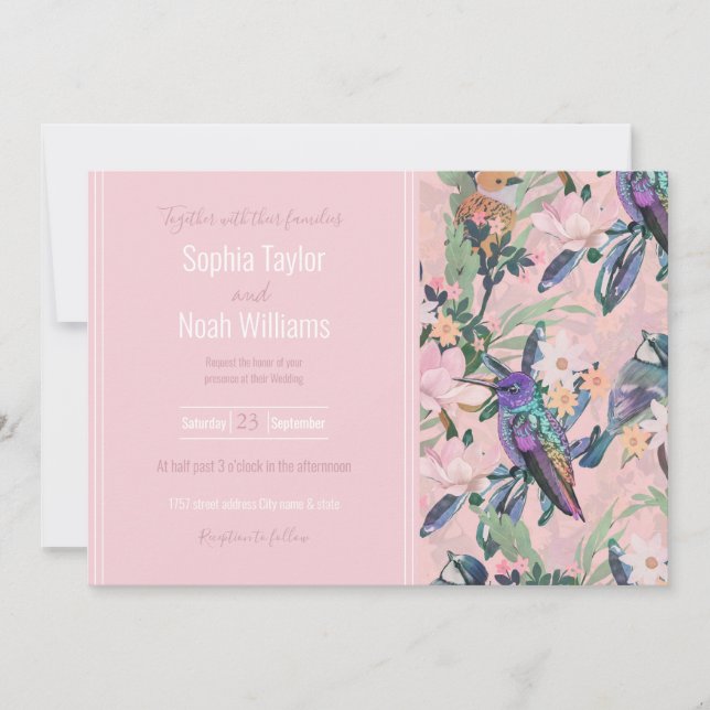 Flores e Pássaros do Jardim Botânico Rosa (Frente)