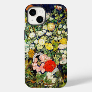 Flores em Brushstrokes por Vincent Van Gogh