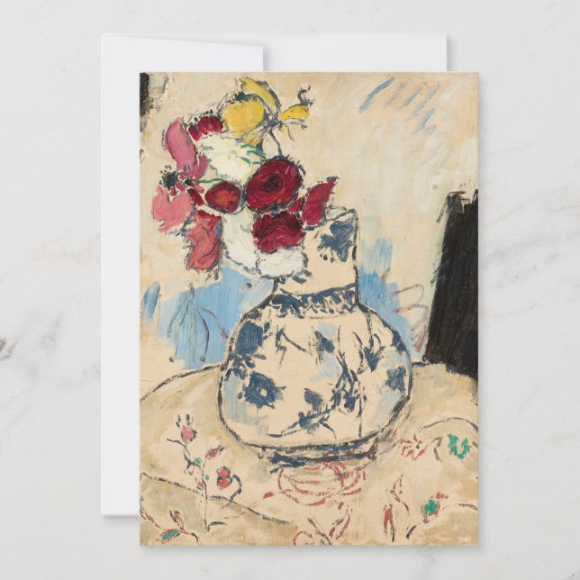 Flores em um Vaso Flor | Tadeusz Makowski (Frente)