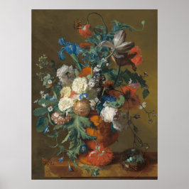 Flores em Urn - Poster Jan van Huysum de Belas Art
