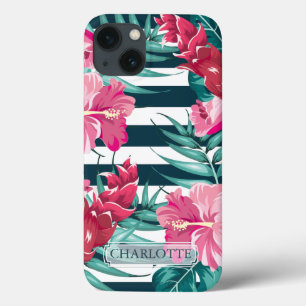 Flores Exóticas Monograma listrado
