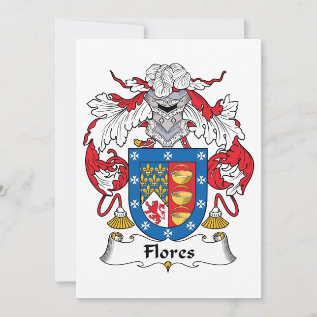 Flores Family Crest (Frente)
