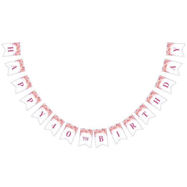 Flores felizes da aguarela do rosa da bandeira do (Todos)