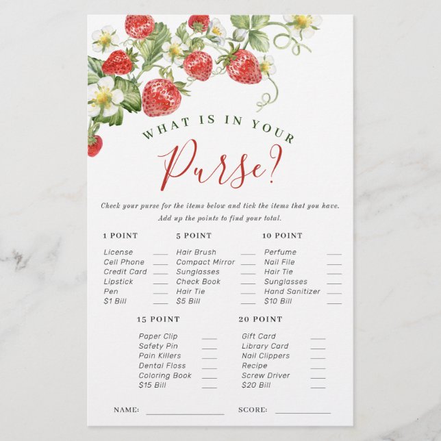 Flores Festivas Jogo de Chá de panela de Morango (Frente)