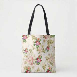 flores florais de tote bag