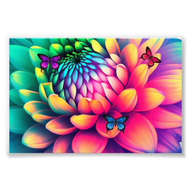 flores Foto Alargamento (Frente)