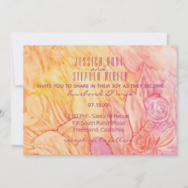 Flores Frescas de Convite para Casamento